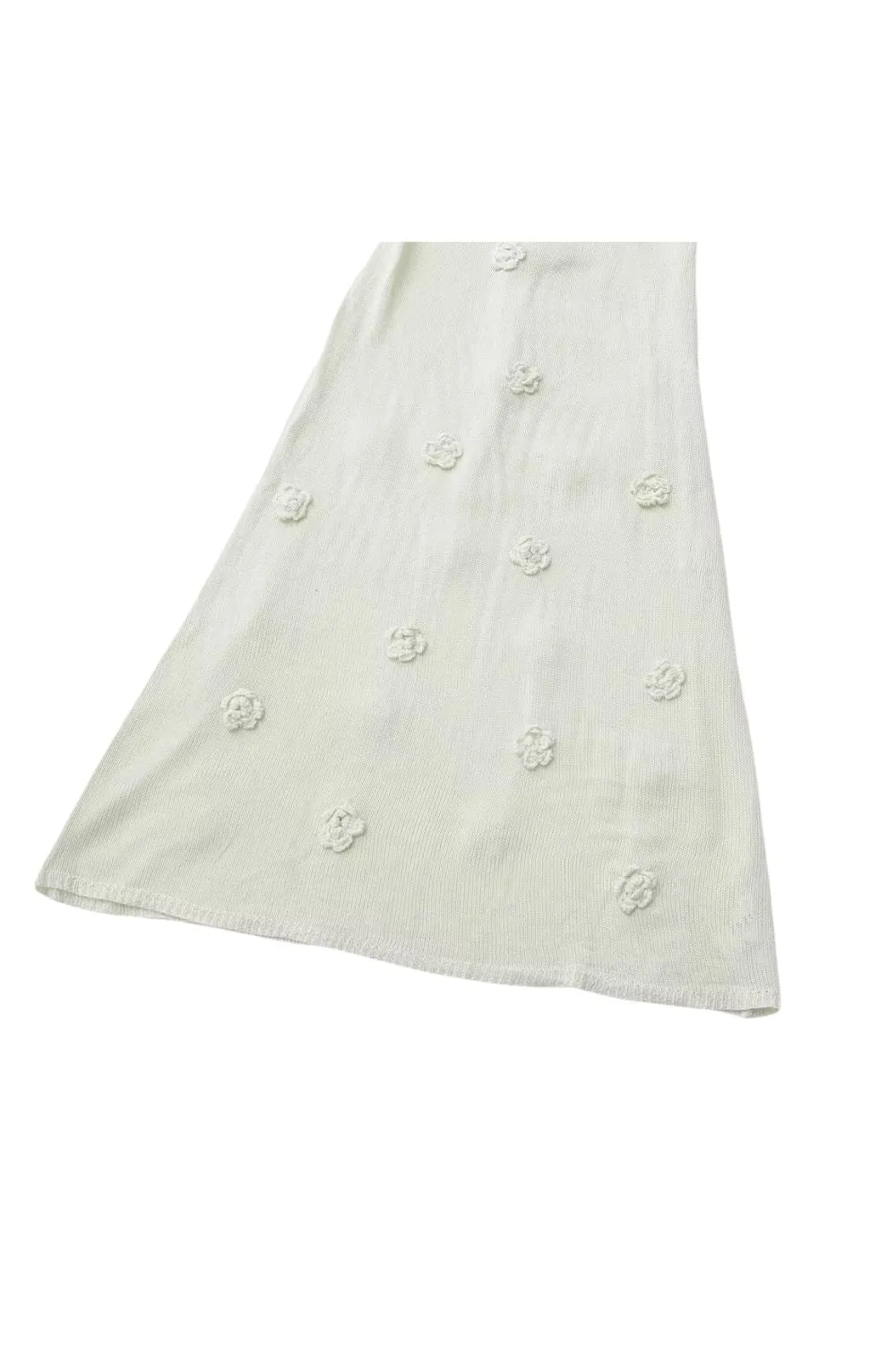 ’Ruby‘ 3D Floral Spaghetti Strap Off-Shoulder Maxi Dress sold by Goodnight Macaroon product image thumbnail 4