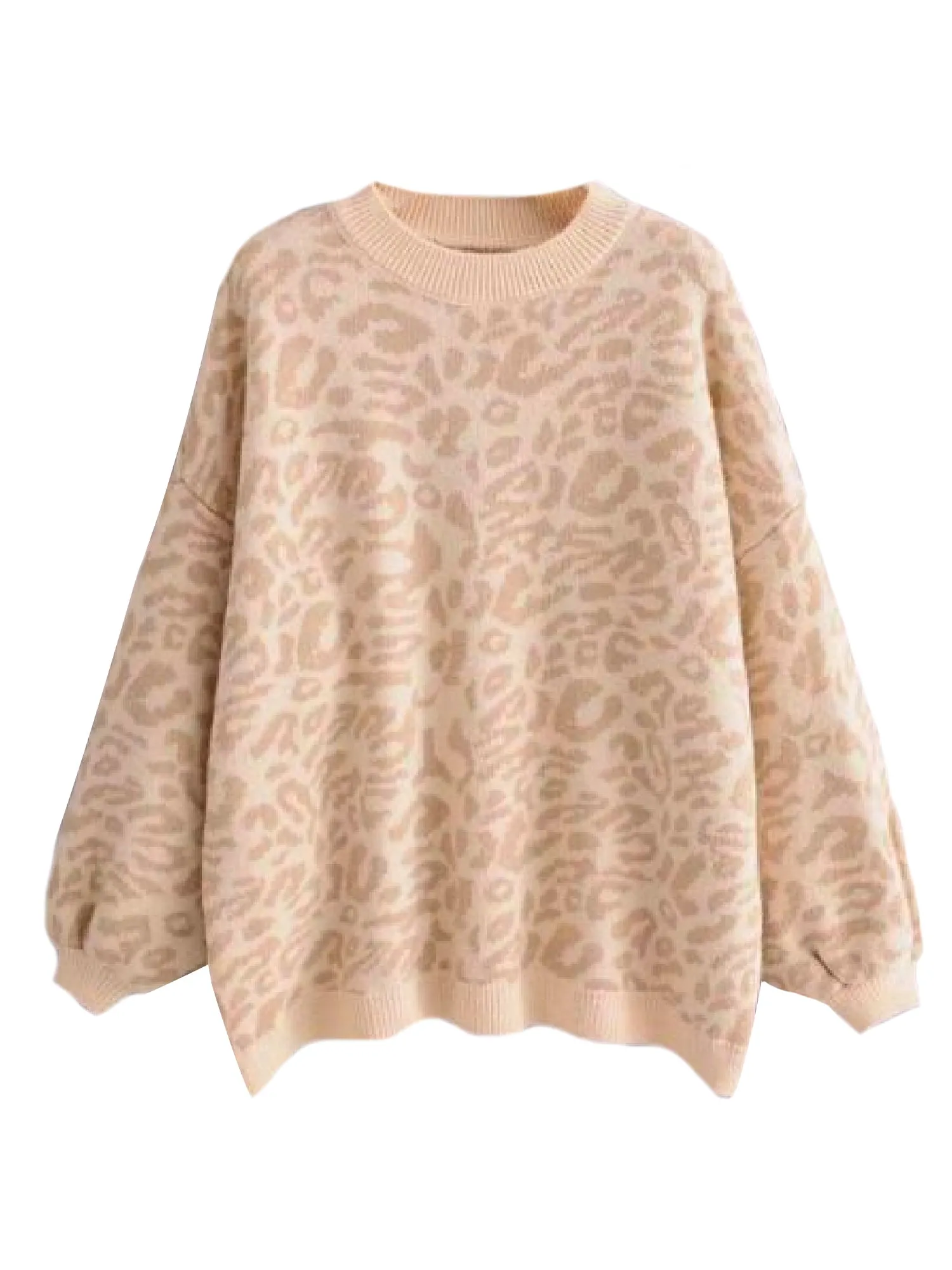 'Kanya' Crewneck Leopard Print Sweater (3 Colors) sold by Goodnight Macaroon