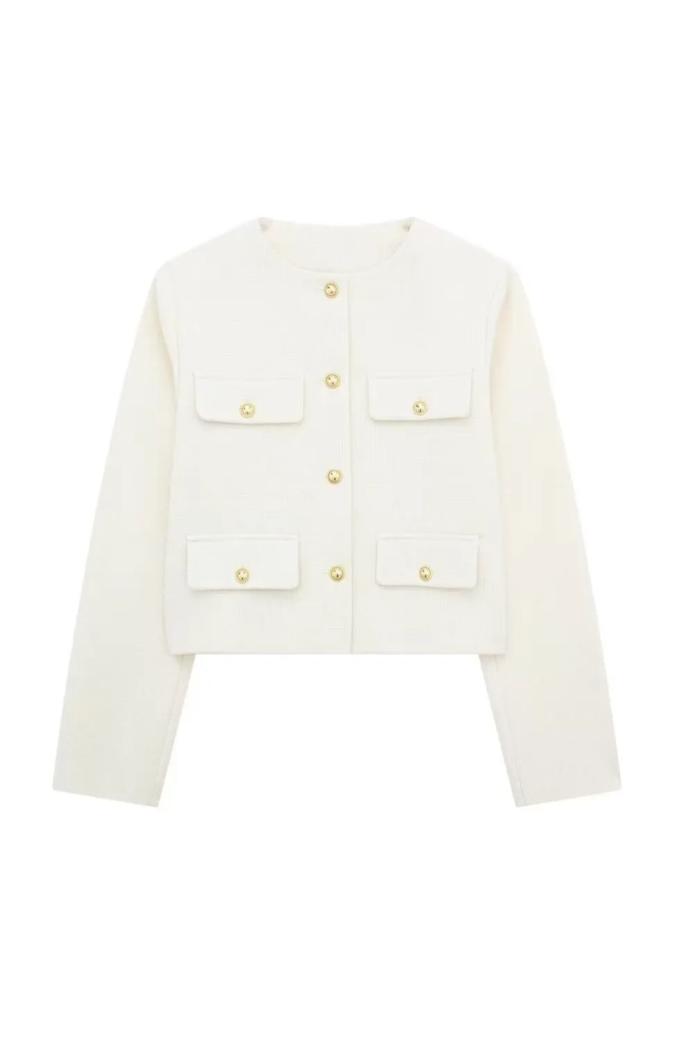 'Lily'Flap-Decorated Pocket Coat(4 Color) sold by Goodnight Macaroon product image thumbnail 5