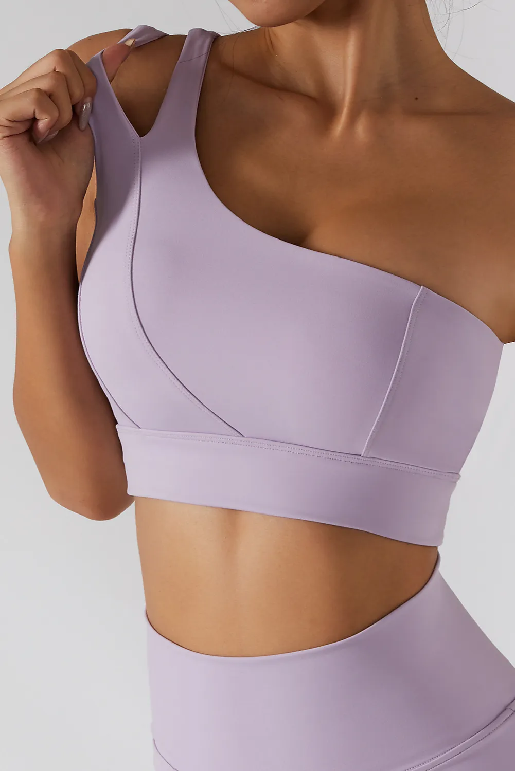 'Kelly' Single Strap Shockproof Fitness Bra (5 colors) sold by Goodnight Macaroon product image thumbnail 2