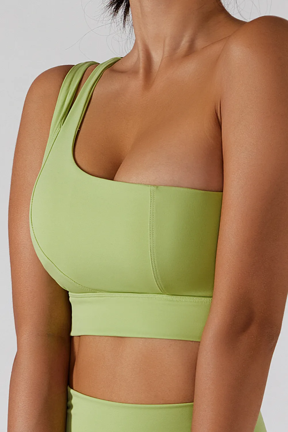 'Kelly' Single Strap Shockproof Fitness Bra (5 colors) sold by Goodnight Macaroon product image thumbnail 4