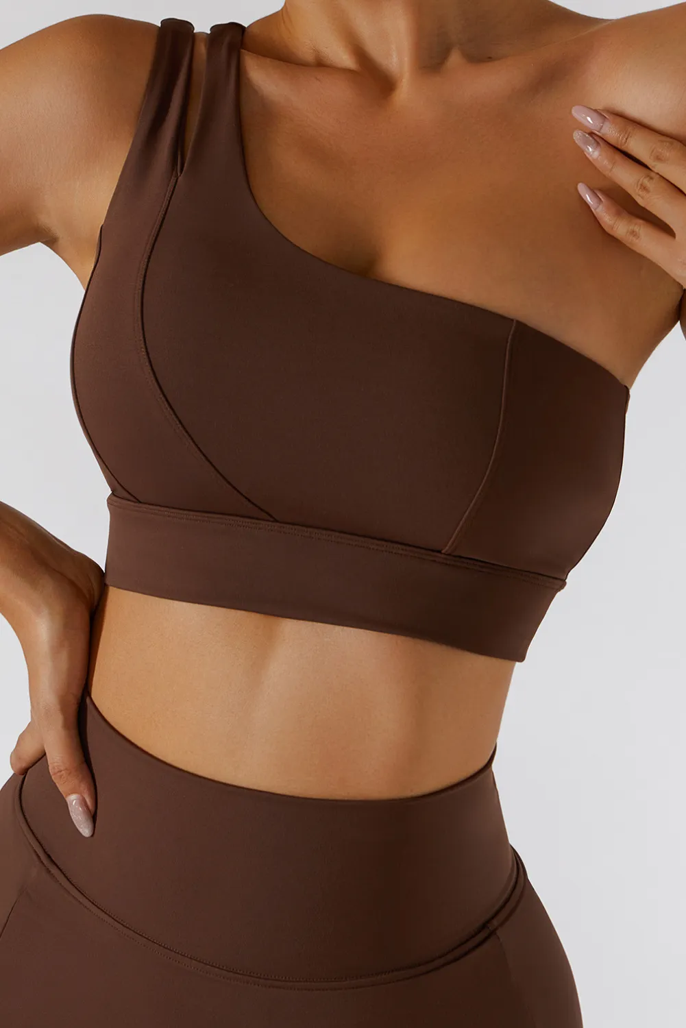 'Kelly' Single Strap Shockproof Fitness Bra (5 colors) sold by Goodnight Macaroon product image thumbnail 5