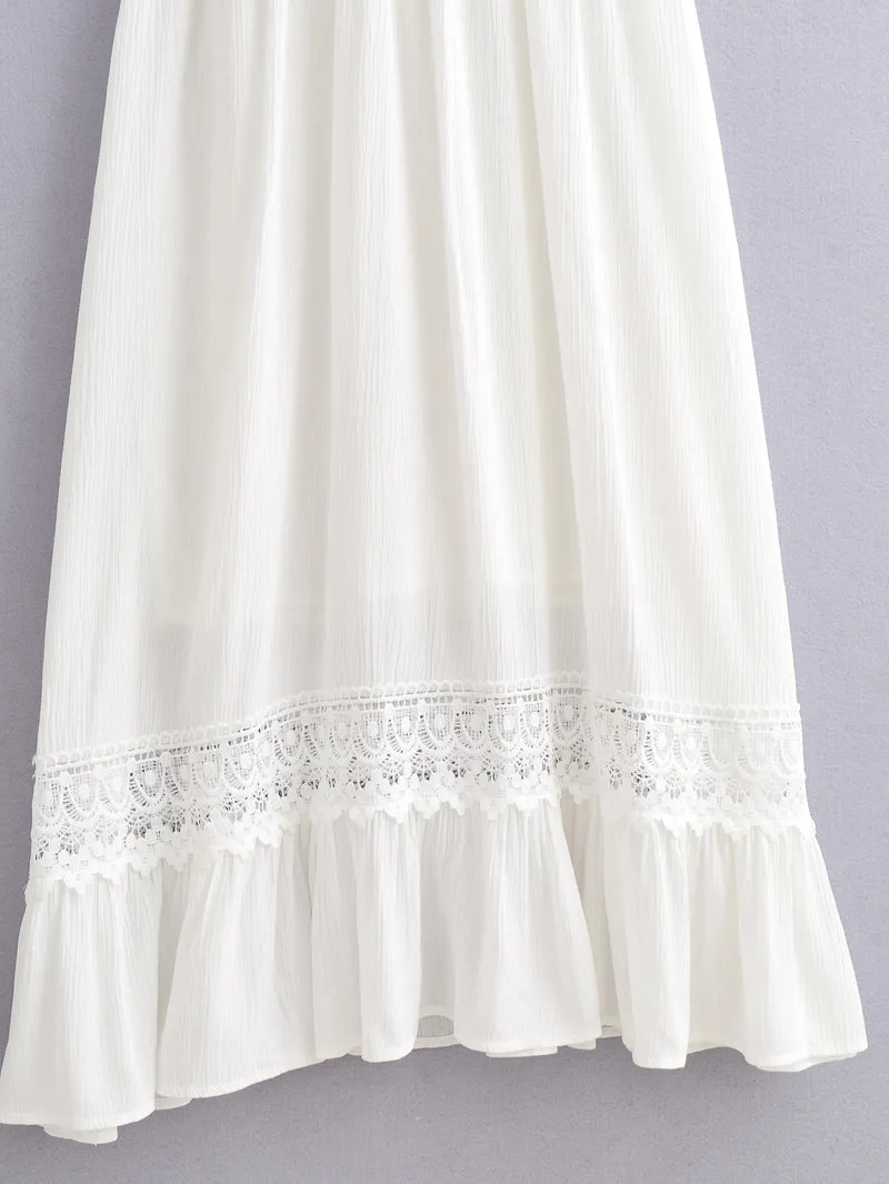 Lace Up Halter Maxi Dress #117544 sold by Goodnight Macaroon product image thumbnail 2
