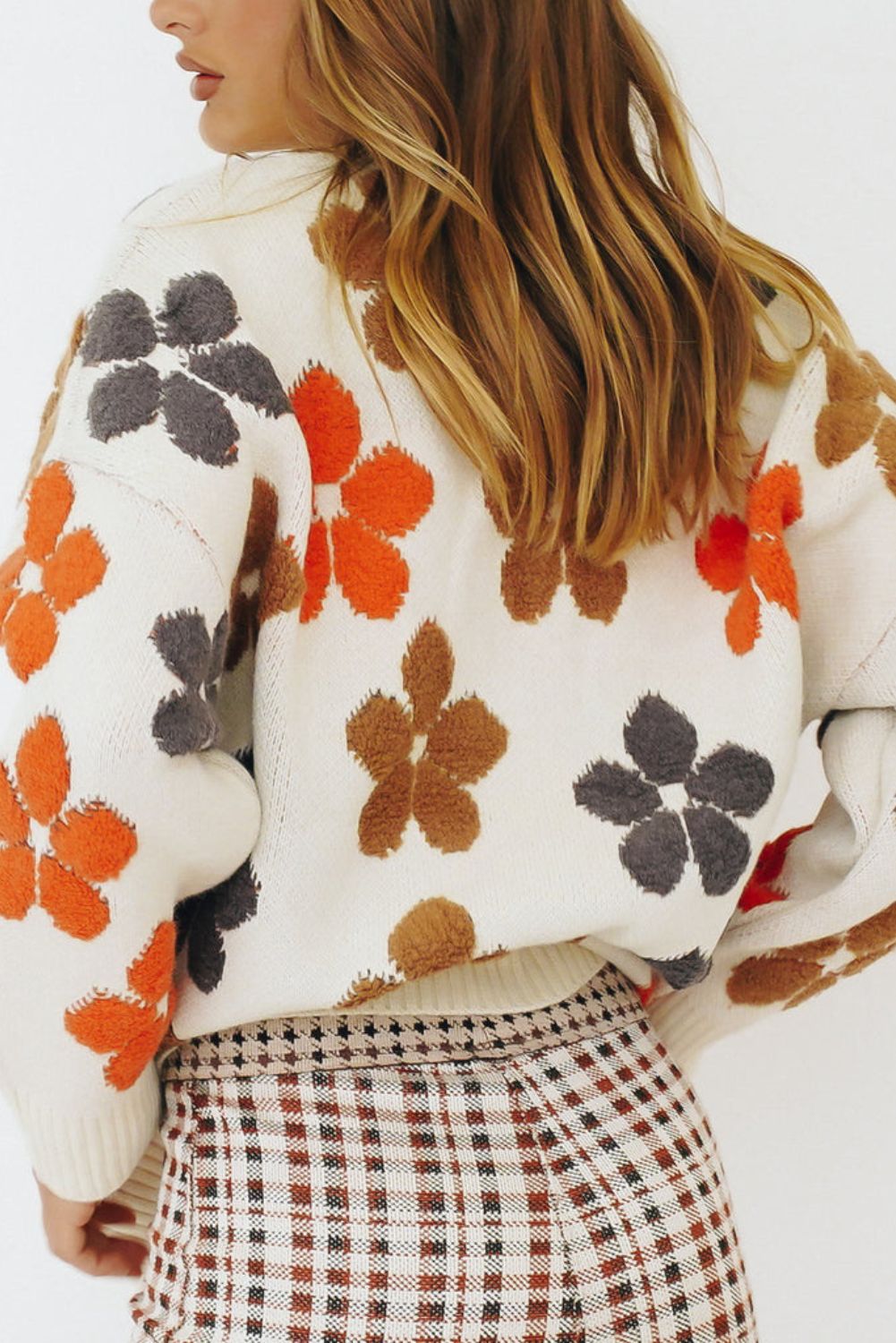 'Flora' Floral Pattern Cardigan sold by Goodnight Macaroon product image thumbnail 2