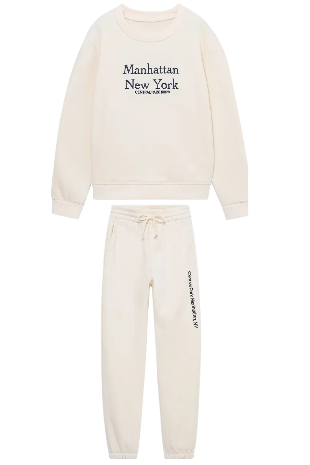 'Hadley' State Sweatshirt and Jogging Pants (Embroidered Text) sold by Goodnight Macaroon