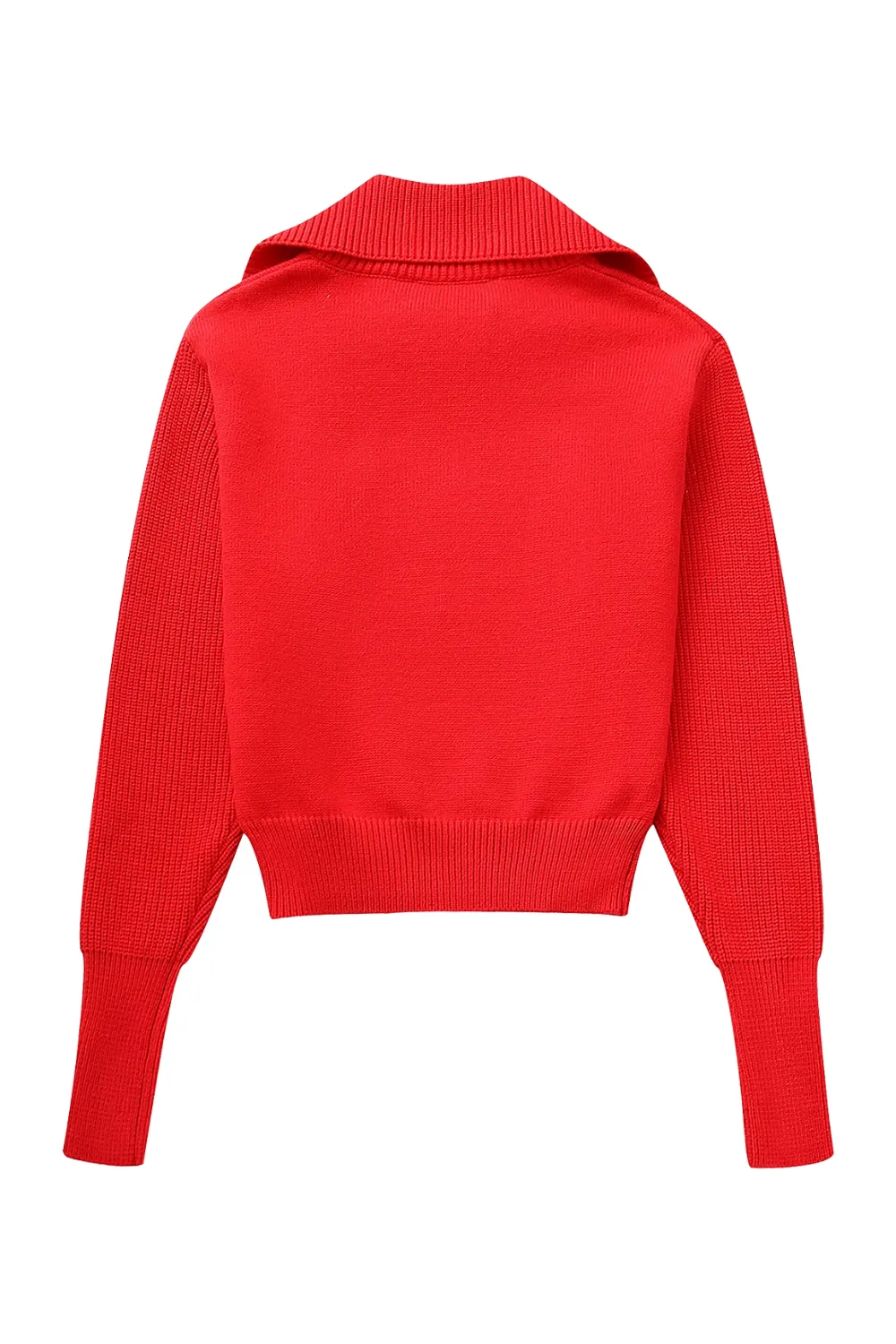 'Fiona' Half-Zip Knitted Sweater (2 Colors) sold by Goodnight Macaroon product image thumbnail 3