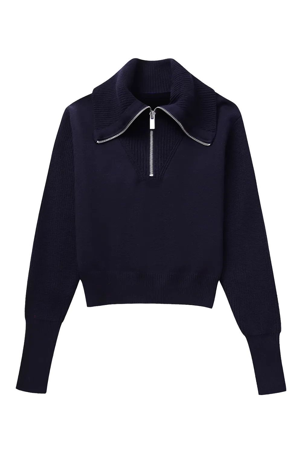 'Fiona' Half-Zip Knitted Sweater (2 Colors) sold by Goodnight Macaroon