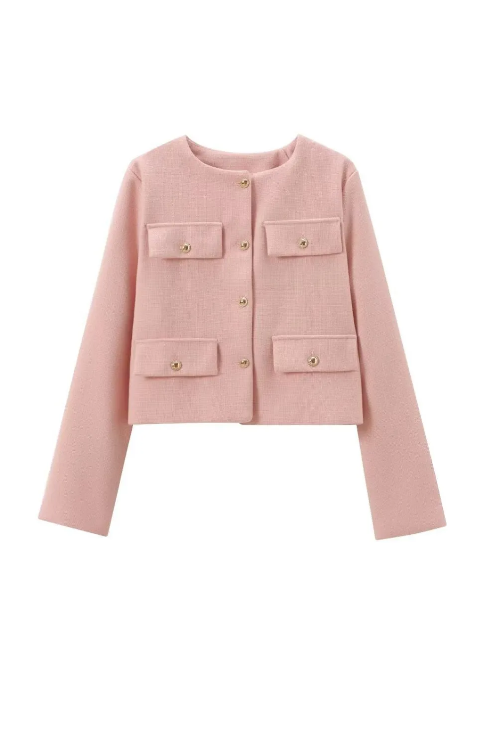 'Lily'Flap-Decorated Pocket Coat sold by Goodnight Macaroon product image thumbnail 5