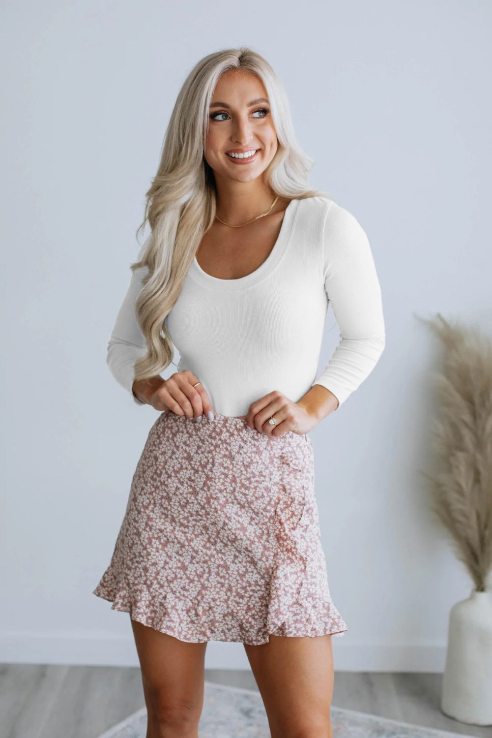 Crew Neck Slim Fit Bodysuit #146596 sold by Goodnight Macaroon product image thumbnail 5