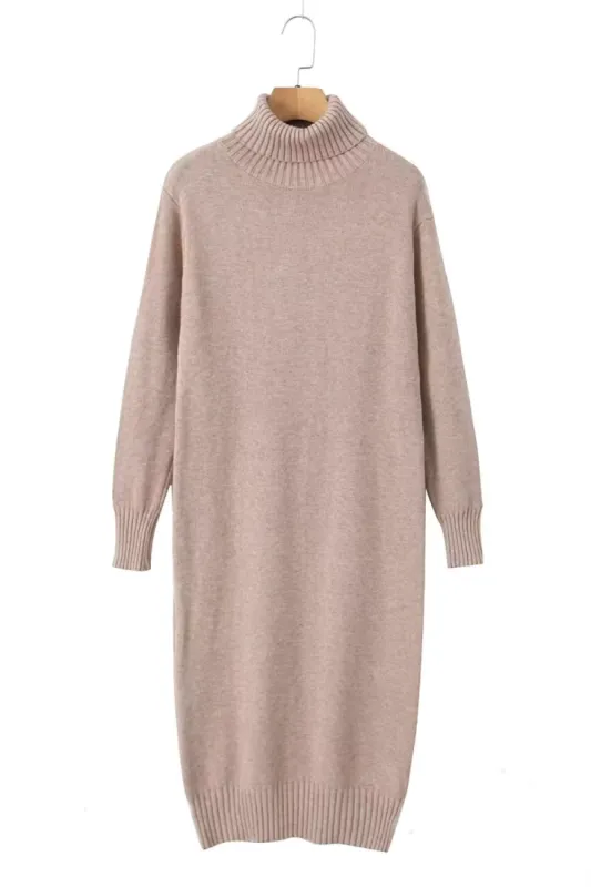 'Karla' Turtleneck Knitted Sweater Dress (3 Colors) sold by Goodnight Macaroon