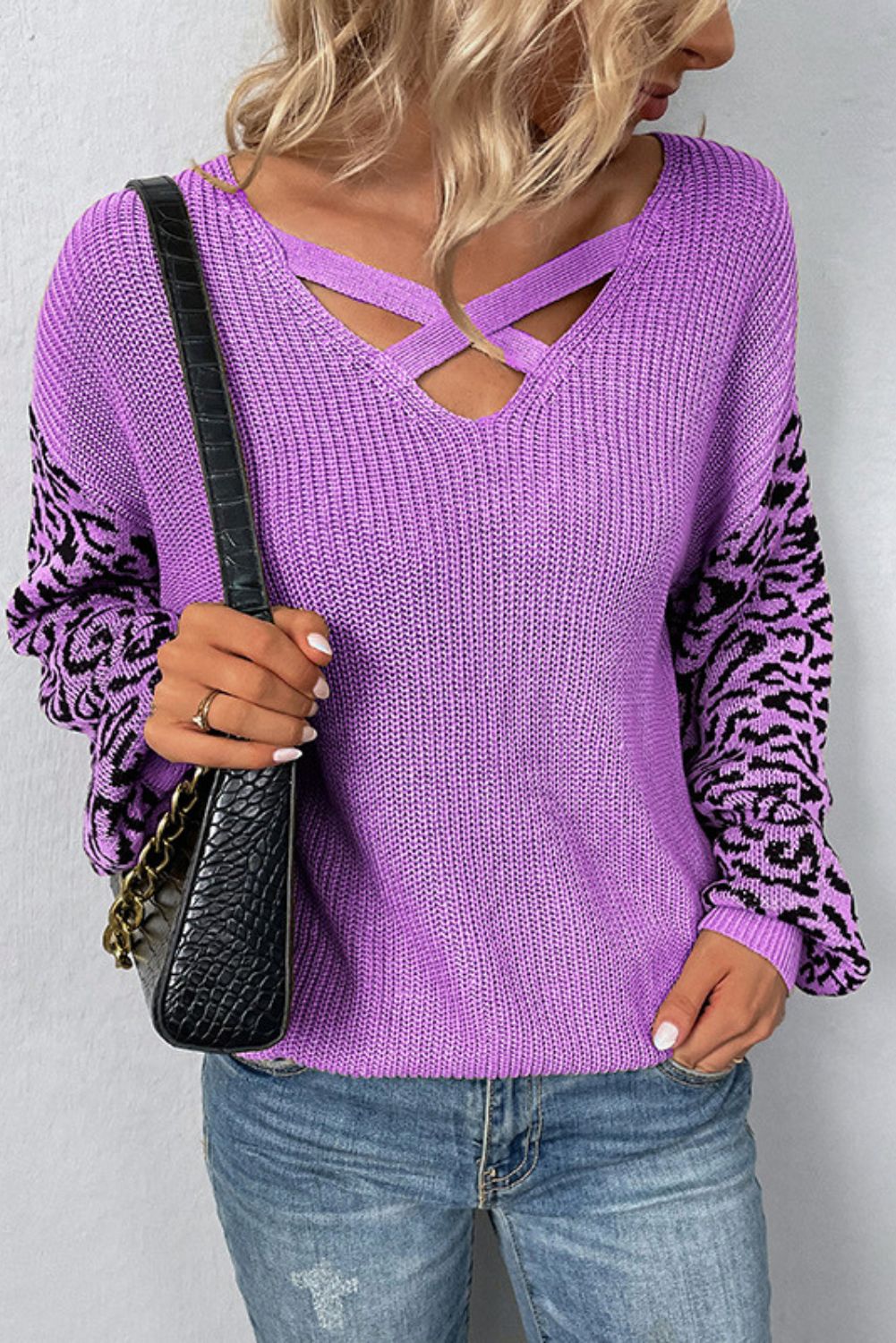 'Felina' Leopard Print Sweater (4 Colors) sold by Goodnight Macaroon product image thumbnail 2