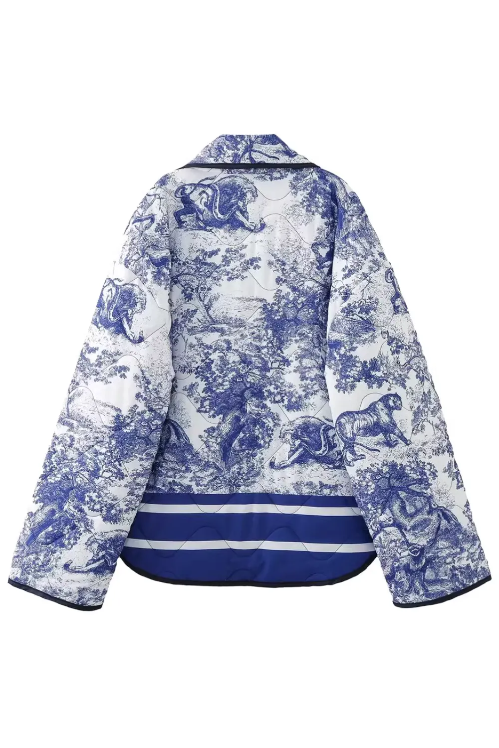 'Maisie' Quilted Cotton Printed Jacket sold by Goodnight Macaroon product image thumbnail 2