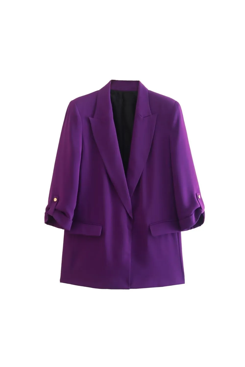 'Marley'Roll-up Sleeve Casual Blazer sold by Goodnight Macaroon product image thumbnail 4