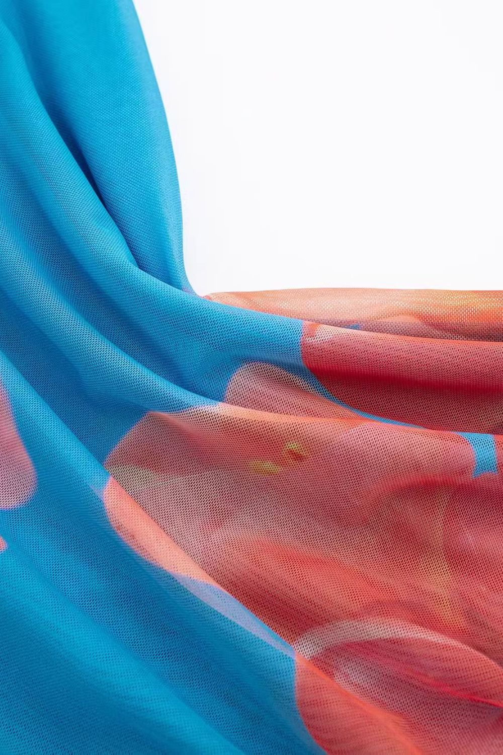 'Gemma' Crinkled Printed Tulle Midi Dress sold by Goodnight Macaroon product image thumbnail 3