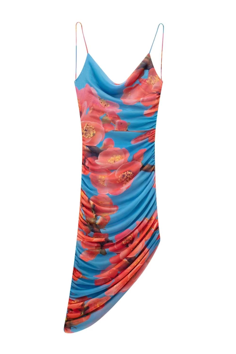 'Gemma' Crinkled Printed Tulle Midi Dress sold by Goodnight Macaroon