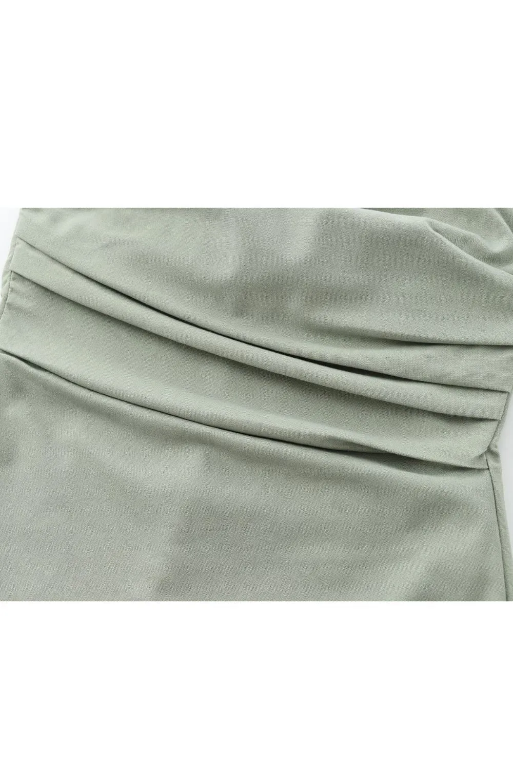 'Matilda' Linen Blend Short Jumpsuit sold by Goodnight Macaroon product image thumbnail 3