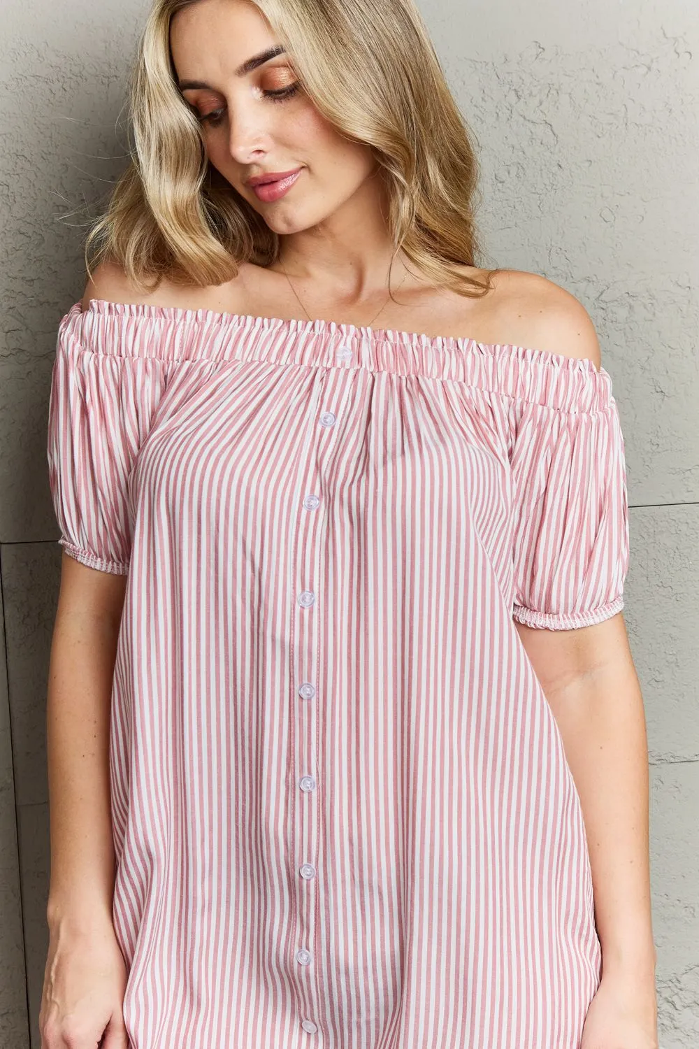 Off The Shoulder Mini Dress sold by Goodnight Macaroon product image thumbnail 5