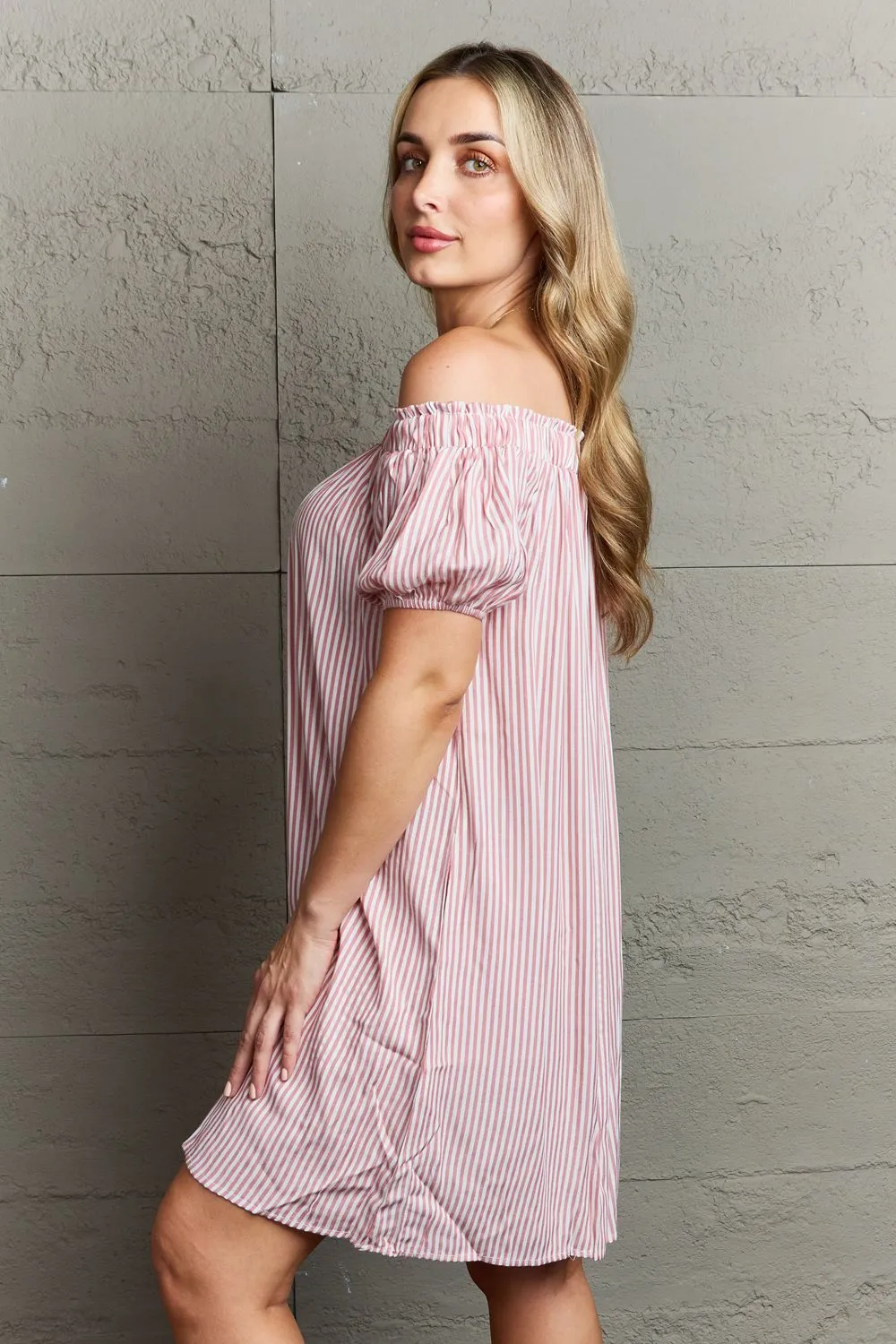 Off The Shoulder Mini Dress sold by Goodnight Macaroon product image thumbnail 3