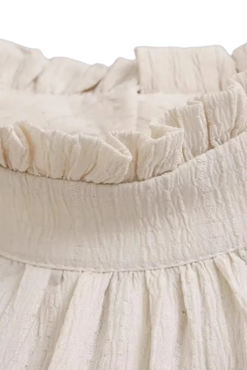 'Phoebe' Crepe Texture Long Sleeved Blouse sold by Goodnight Macaroon product image thumbnail 4