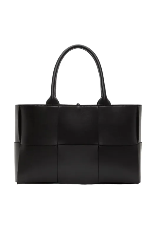 'Fabienne' Woven Tote Bag (2 Colors) sold by Goodnight Macaroon