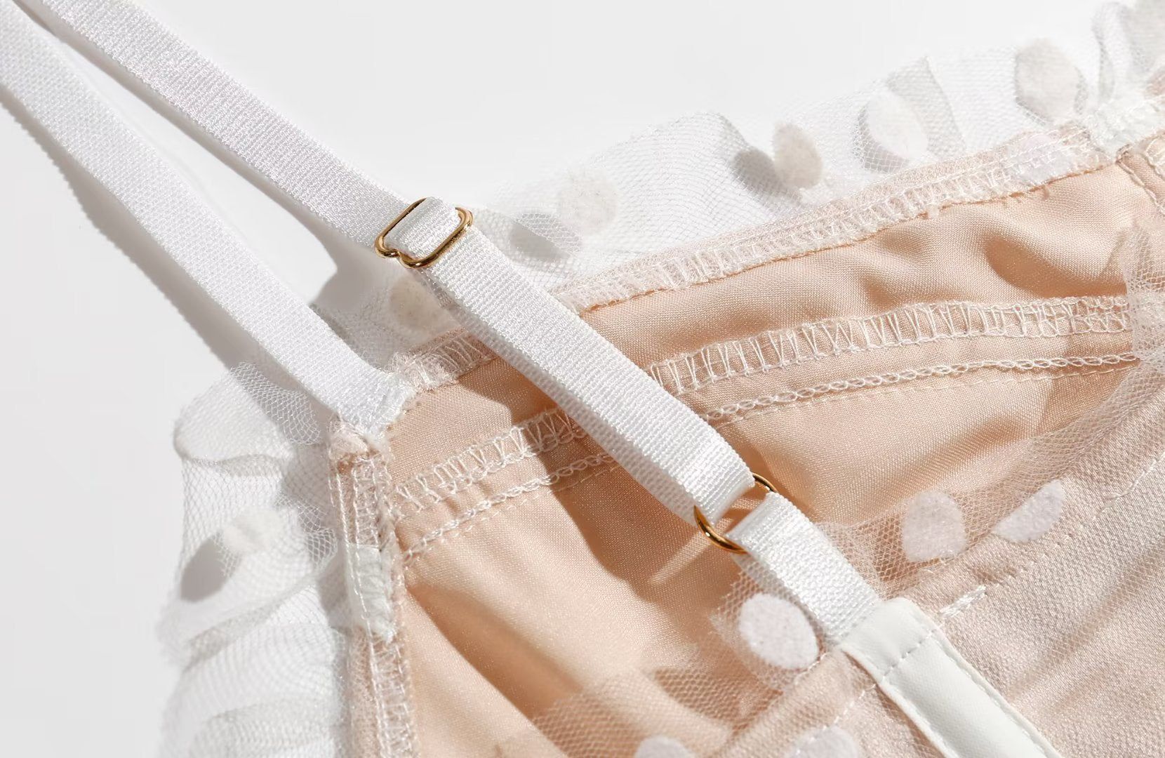 Polka Dot Lace Top #163379 sold by Goodnight Macaroon product image thumbnail 5