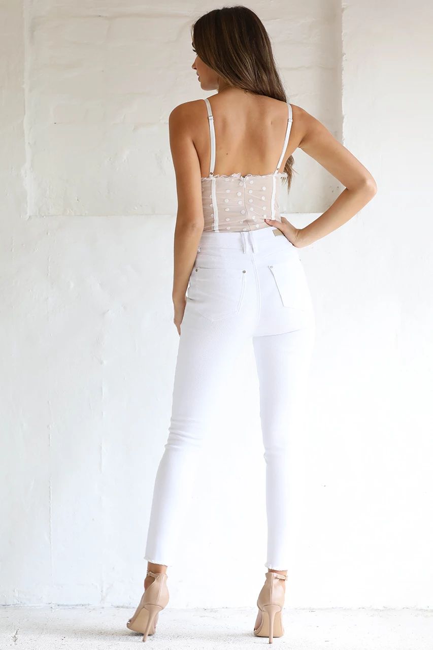 Polka Dot Lace Top #163379 sold by Goodnight Macaroon product image thumbnail 3