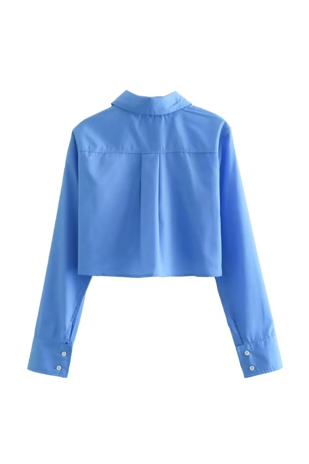‘Olga’ Short Collared Long Sleeve Shirt sold by Goodnight Macaroon product image thumbnail 3
