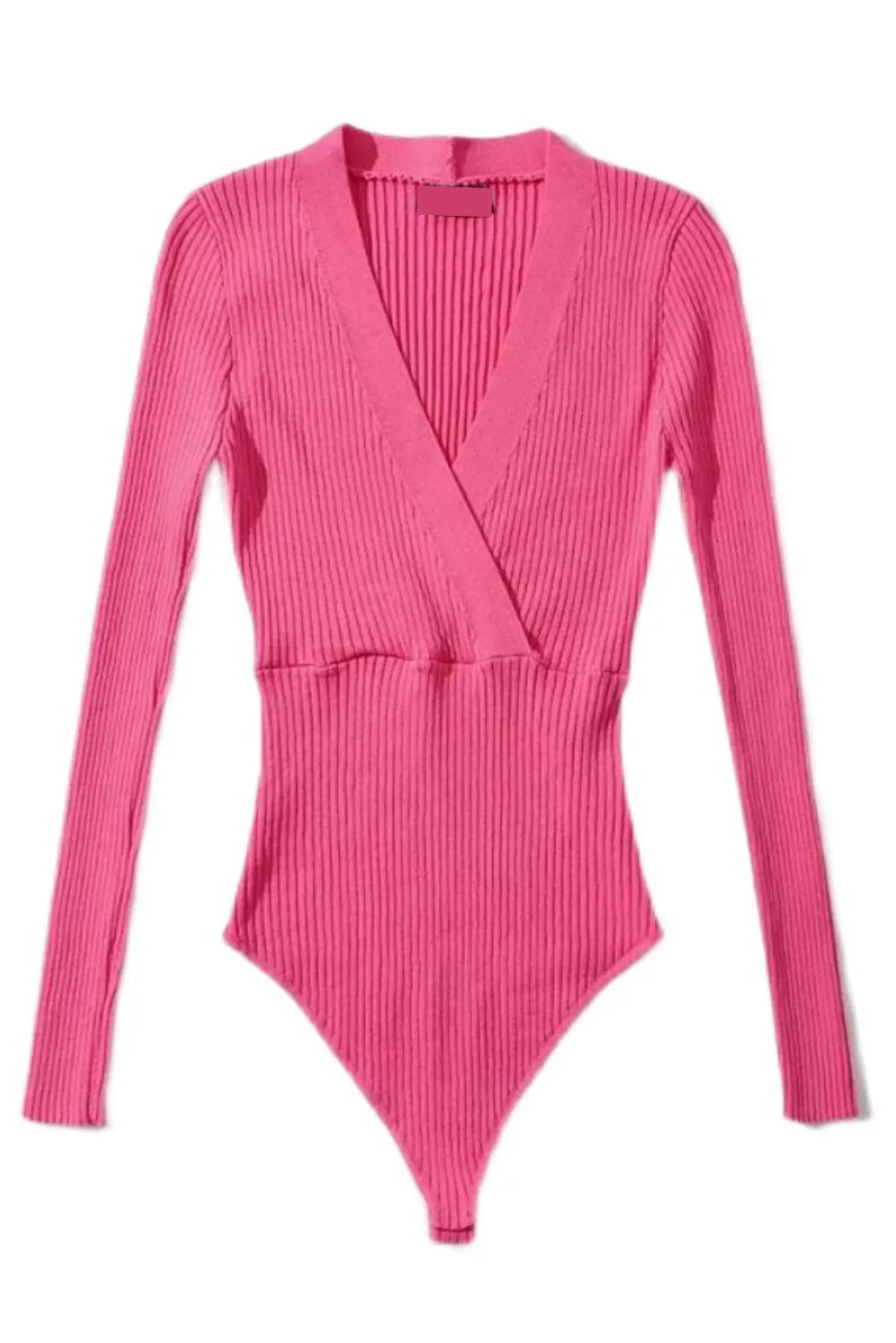 'Lexis' Wrap Ribbed Bodysuit (5 Colors) sold by Goodnight Macaroon product image thumbnail 2