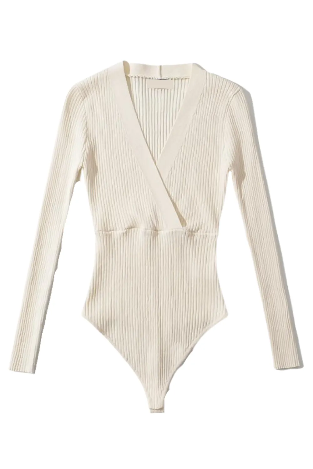 'Lexis' Wrap Ribbed Bodysuit (5 Colors) sold by Goodnight Macaroon