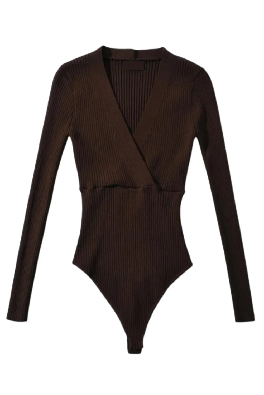 'Lexis' Wrap Ribbed Bodysuit (5 Colors) sold by Goodnight Macaroon product image thumbnail 5
