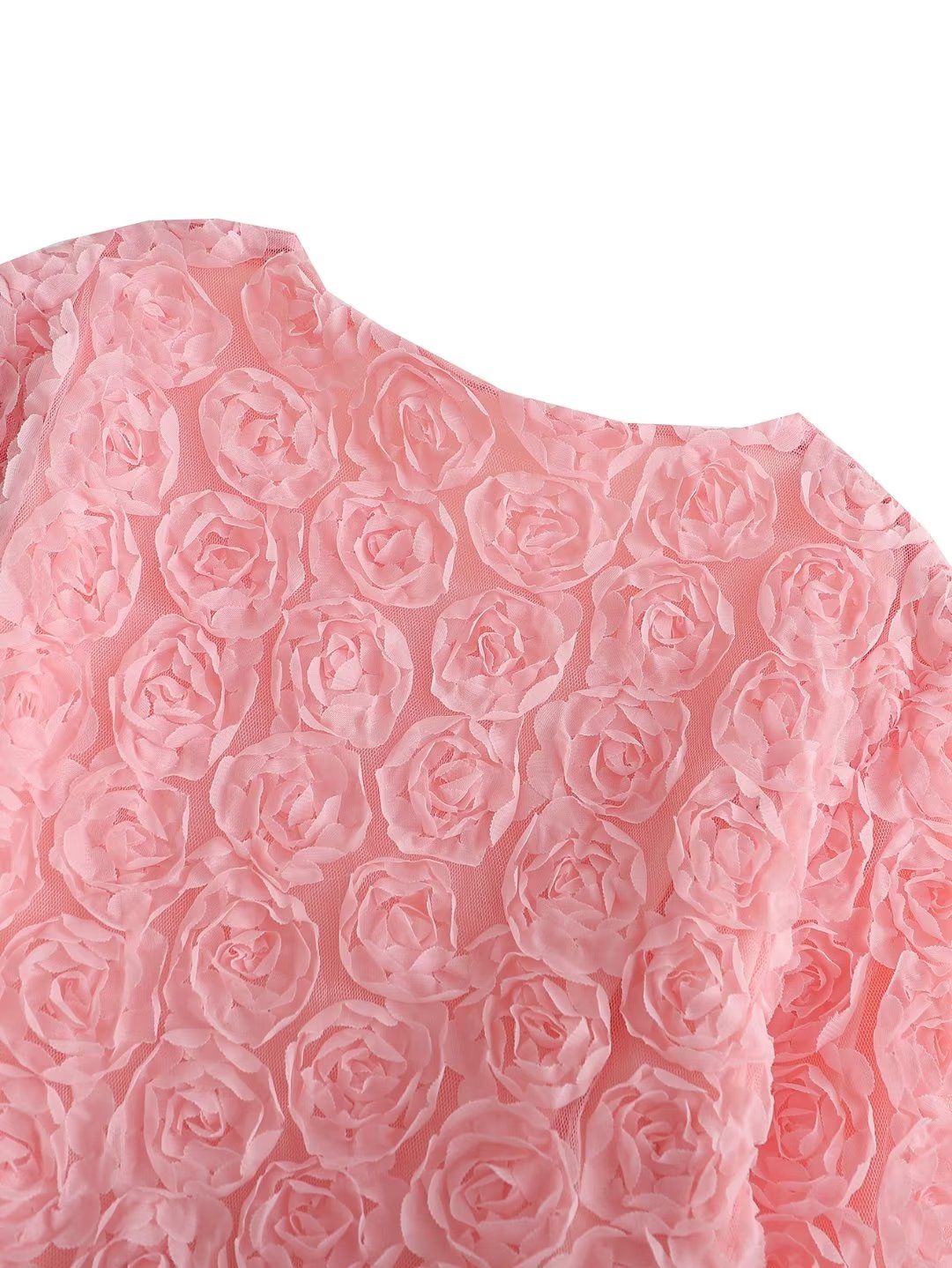 'Camille' Rose Tie-Front Top #170399 sold by Goodnight Macaroon product image thumbnail 3