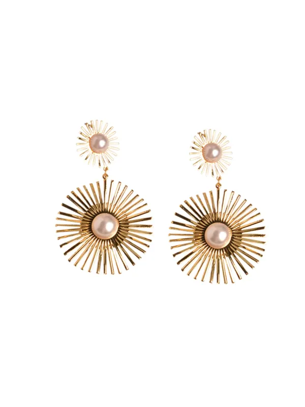 'Hayley' Festive Pearl Earrings sold by Goodnight Macaroon