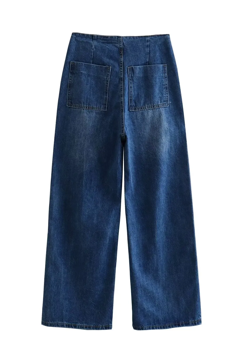 'Nicolette' High-Waist Wide-Leg Jeans (2 Colors) sold by Goodnight Macaroon product image thumbnail 3