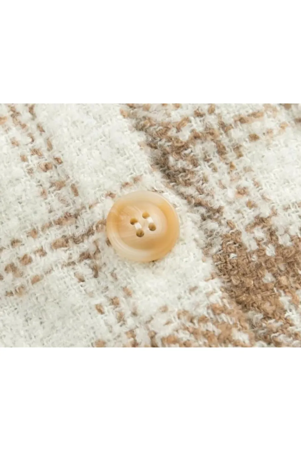 'Candy' Thick Plaid Shirt with Pockets sold by Goodnight Macaroon product image thumbnail 4