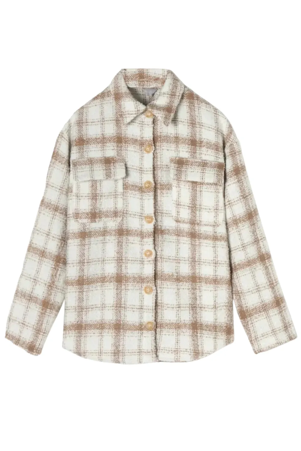 'Candy' Thick Plaid Shirt with Pockets sold by Goodnight Macaroon