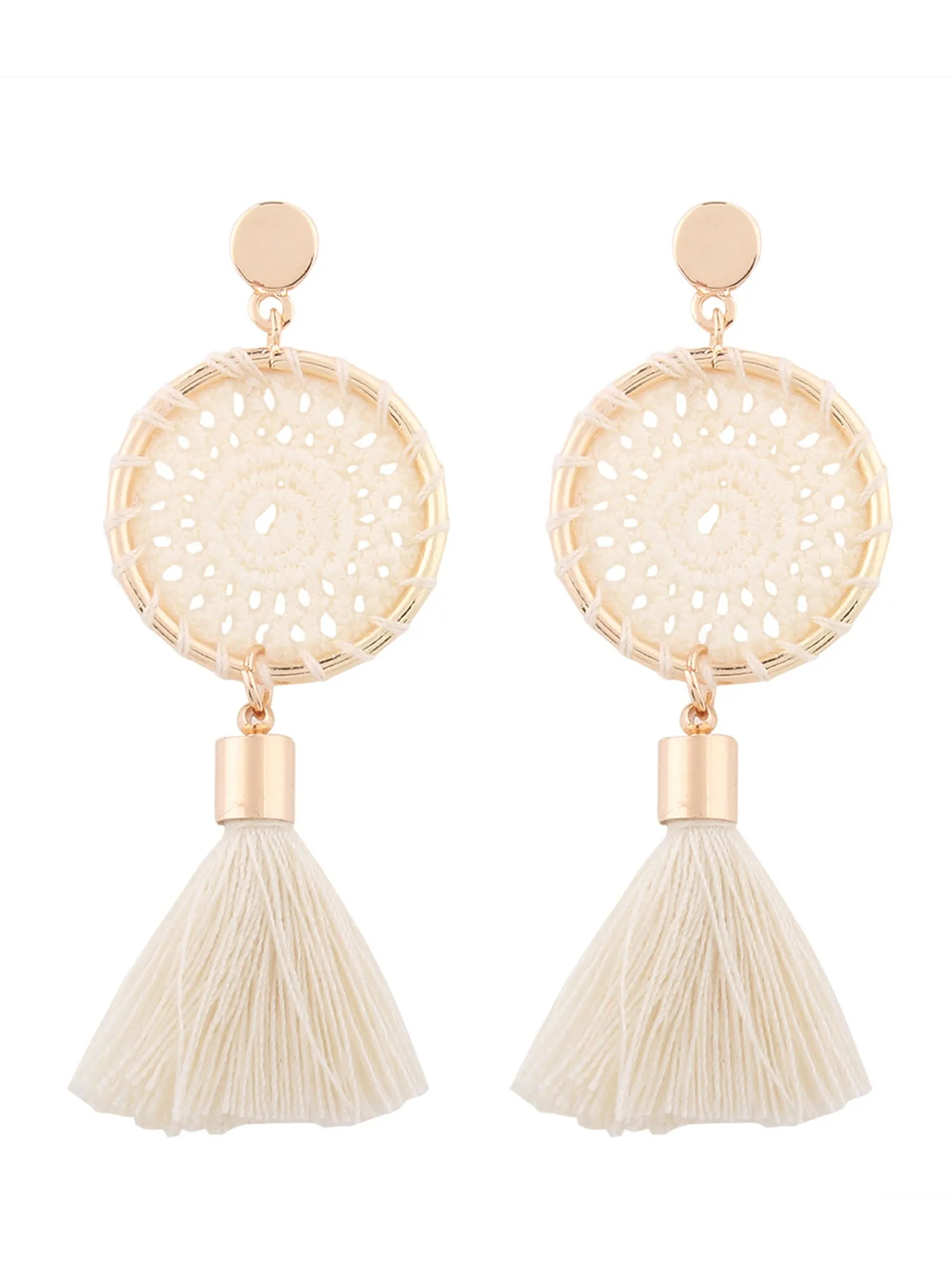 'Esther' Bohemian Tassel Earrings (5 Colors) sold by Goodnight Macaroon product image thumbnail 5