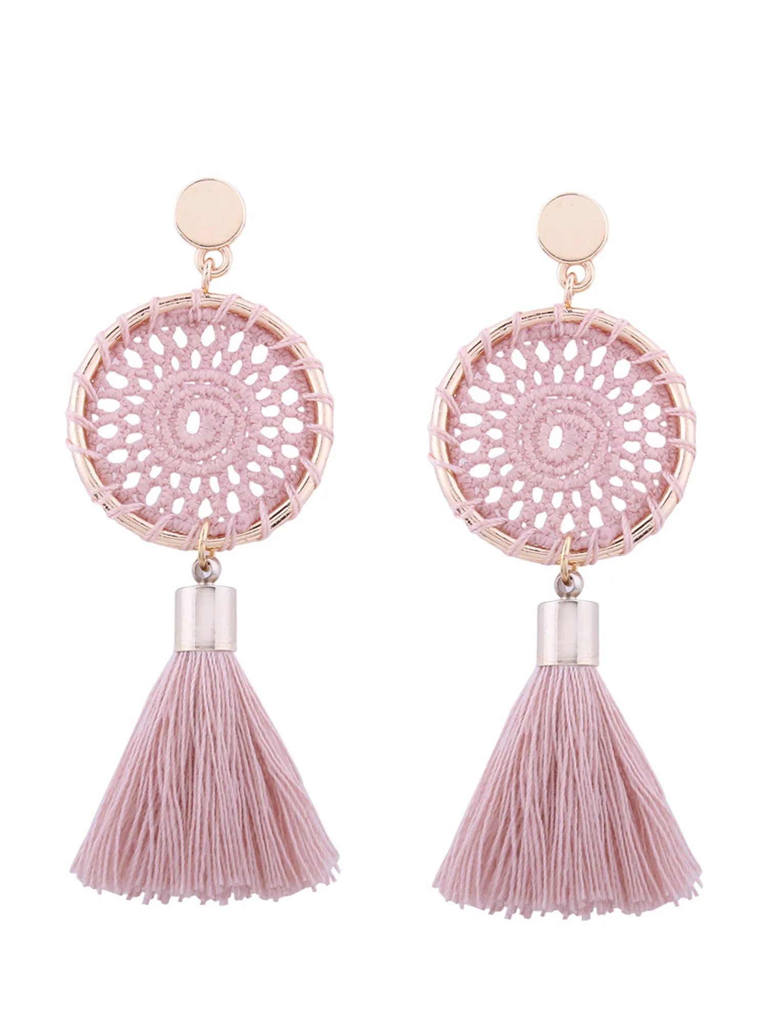 'Esther' Bohemian Tassel Earrings (5 Colors) sold by Goodnight Macaroon product image thumbnail 2