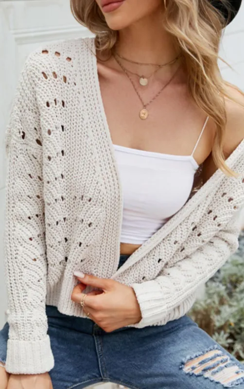 Ribbed Knit Cardigan #134507 sold by Goodnight Macaroon