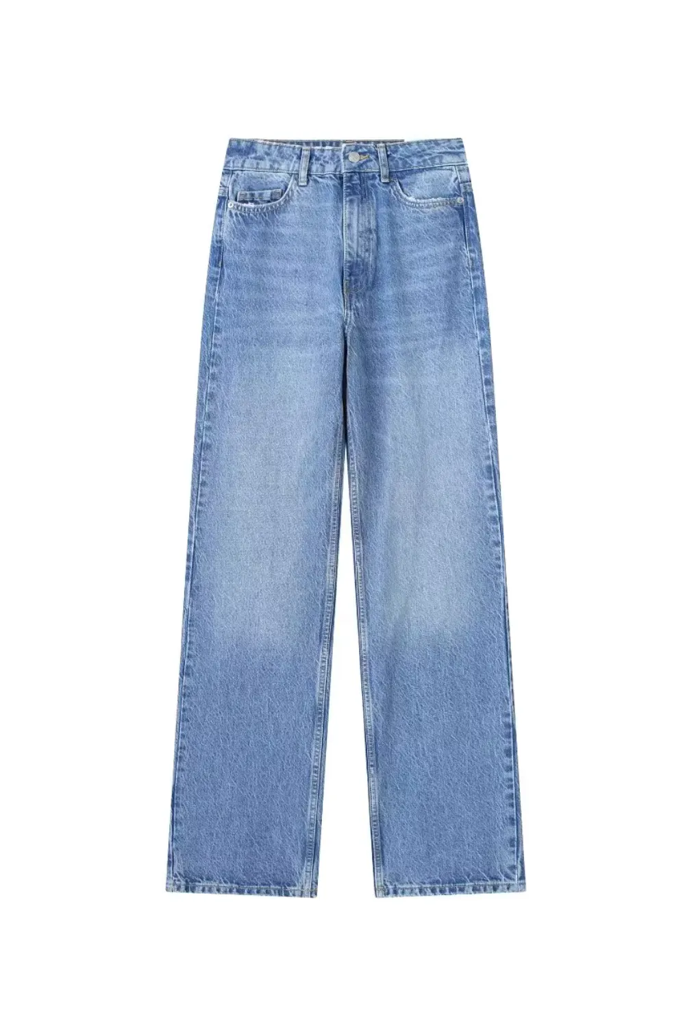'Isabelle' High-waisted Straight Denim Jeans (2 Colors) sold by Goodnight Macaroon product image thumbnail 2