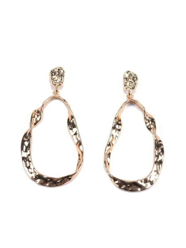 'Vada' Irregular Shaped Alloy Earrings sold by Goodnight Macaroon