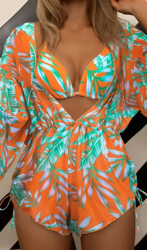 Three Piece Cover up & Bikini Swimsuit Set #165738 sold by Goodnight Macaroon