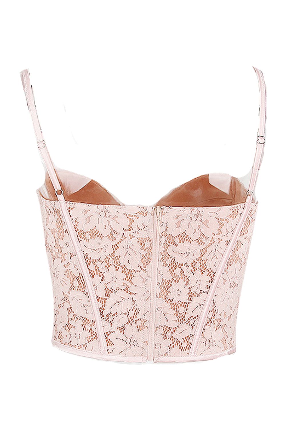 'Lucille' Lace Crop Corset Top #166491 sold by Goodnight Macaroon product image thumbnail 2