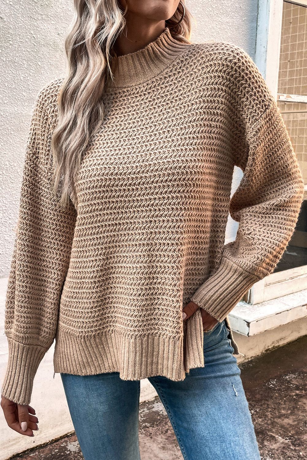 'Brielle' Crew Neck Pullover Sweater (6 COLORS) sold by Goodnight Macaroon product image thumbnail 7