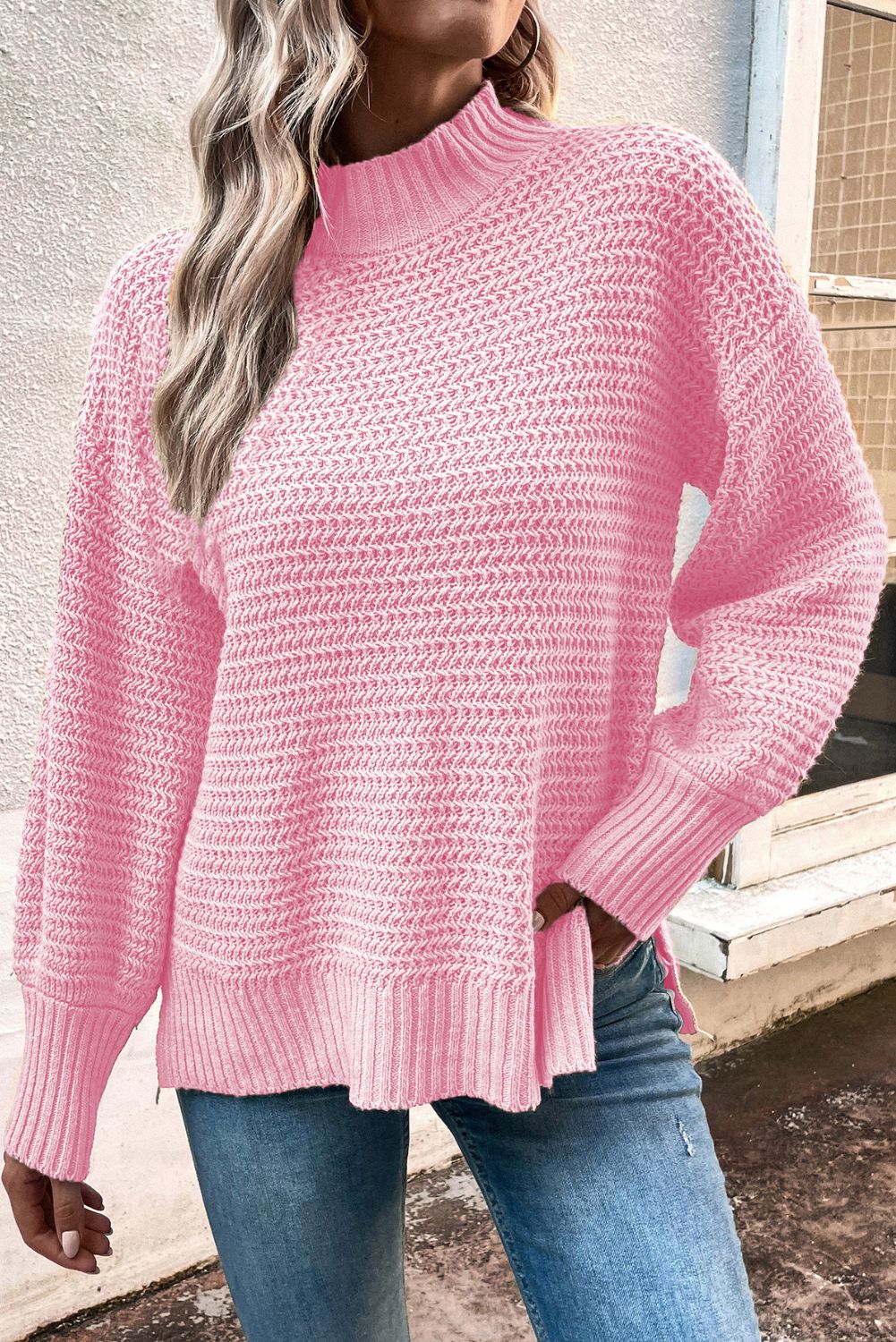 'Brielle' Crew Neck Pullover Sweater (6 COLORS) sold by Goodnight Macaroon product image thumbnail 6