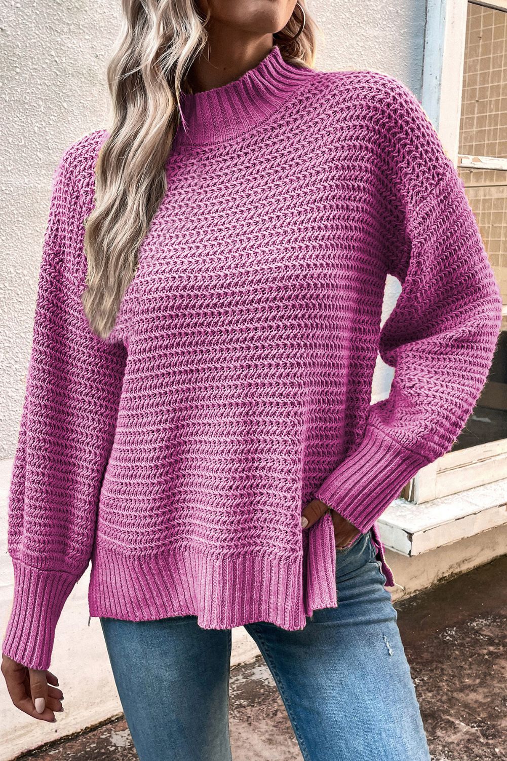 'Brielle' Crew Neck Pullover Sweater (6 COLORS) sold by Goodnight Macaroon