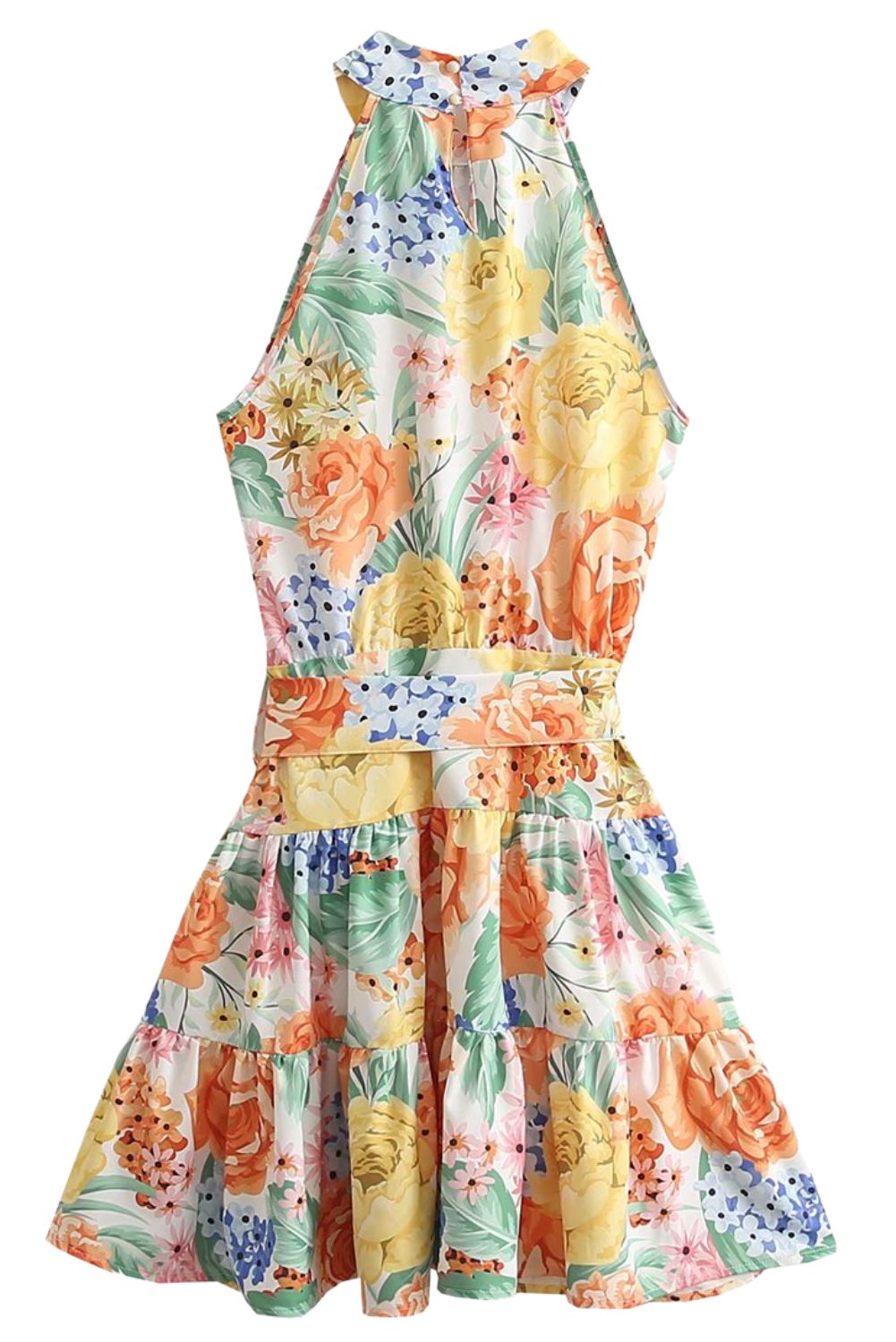 'Isabella' Sleeveless Floral Printed Dress sold by Goodnight Macaroon product image thumbnail 2