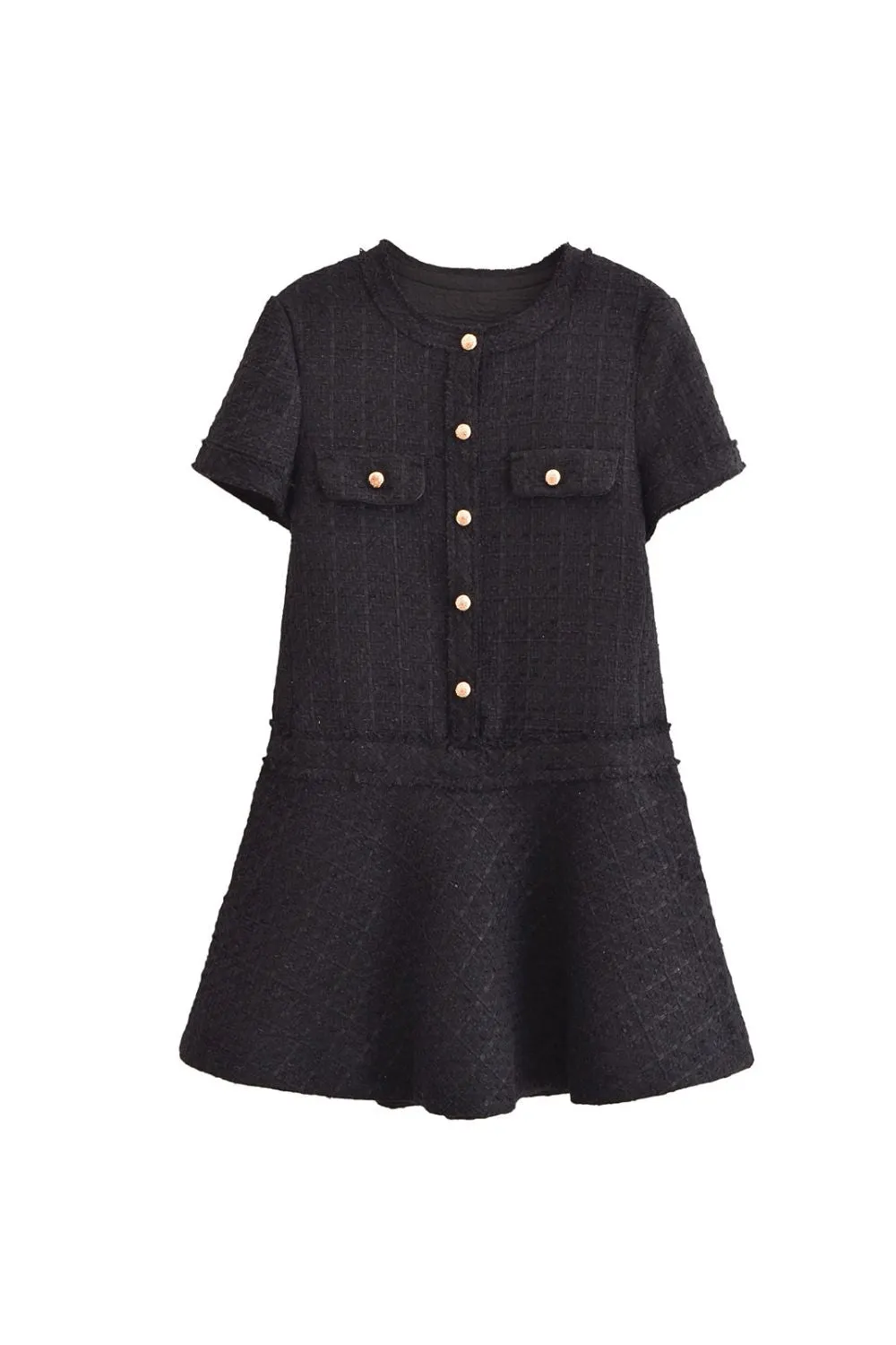 ‘Nora’ Bodycon Textured Mini Dress sold by Goodnight Macaroon product image thumbnail 4