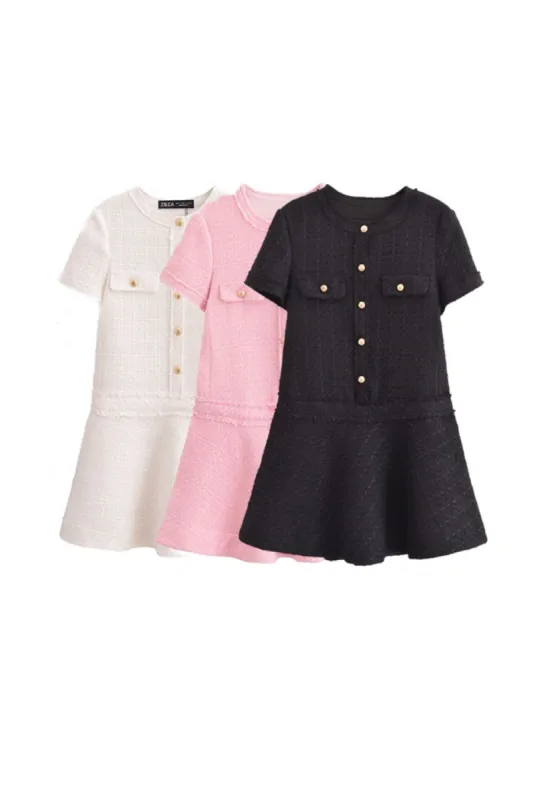 ‘Nora’ Bodycon Textured Mini Dress sold by Goodnight Macaroon