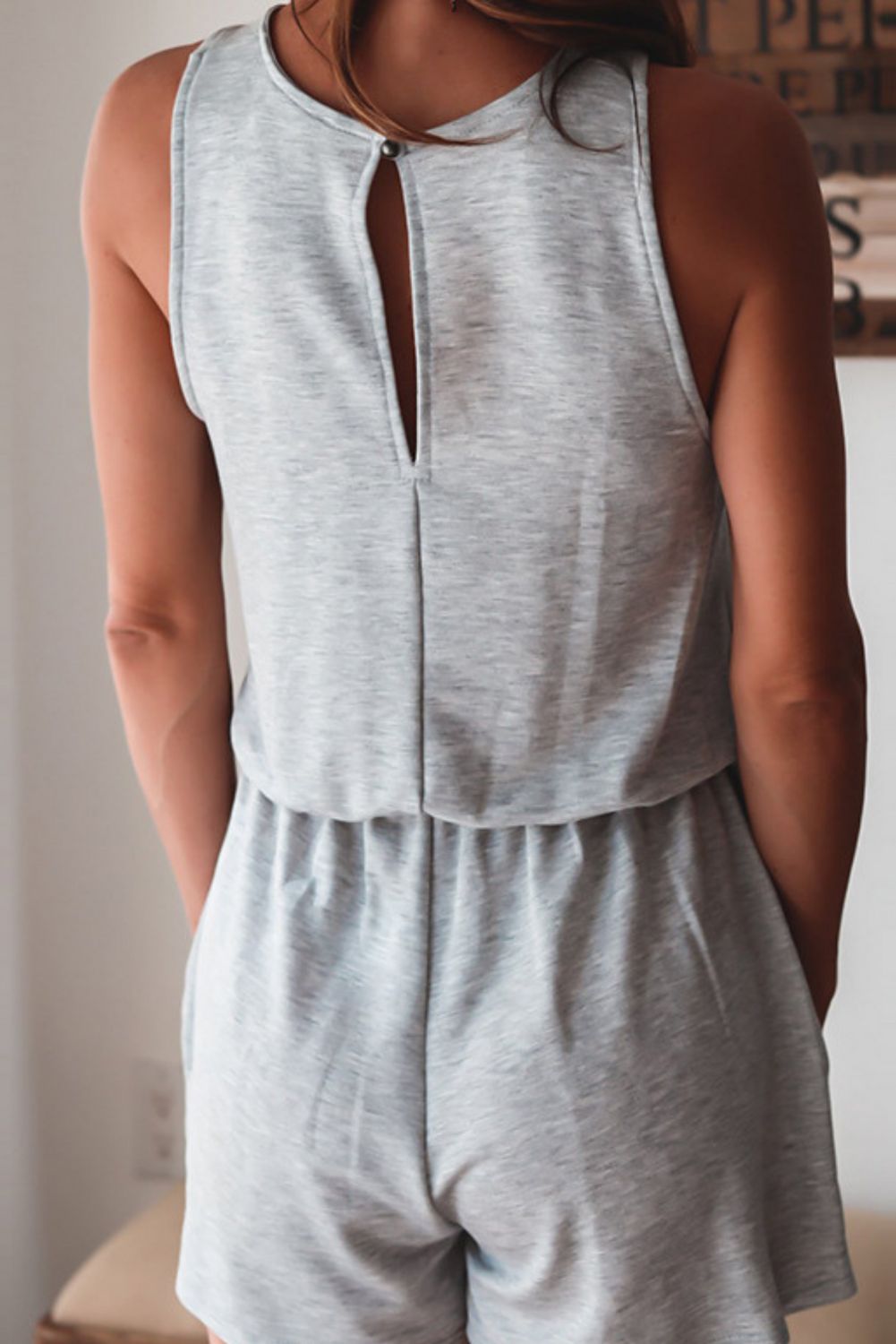 'Sydney' Comfy Cross Neck Romper sold by Goodnight Macaroon product image thumbnail 3