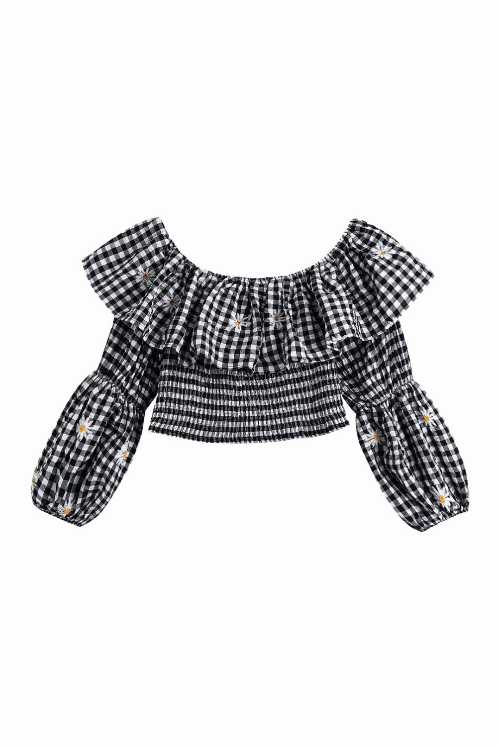 Gingham Crop Top #160136 sold by Goodnight Macaroon